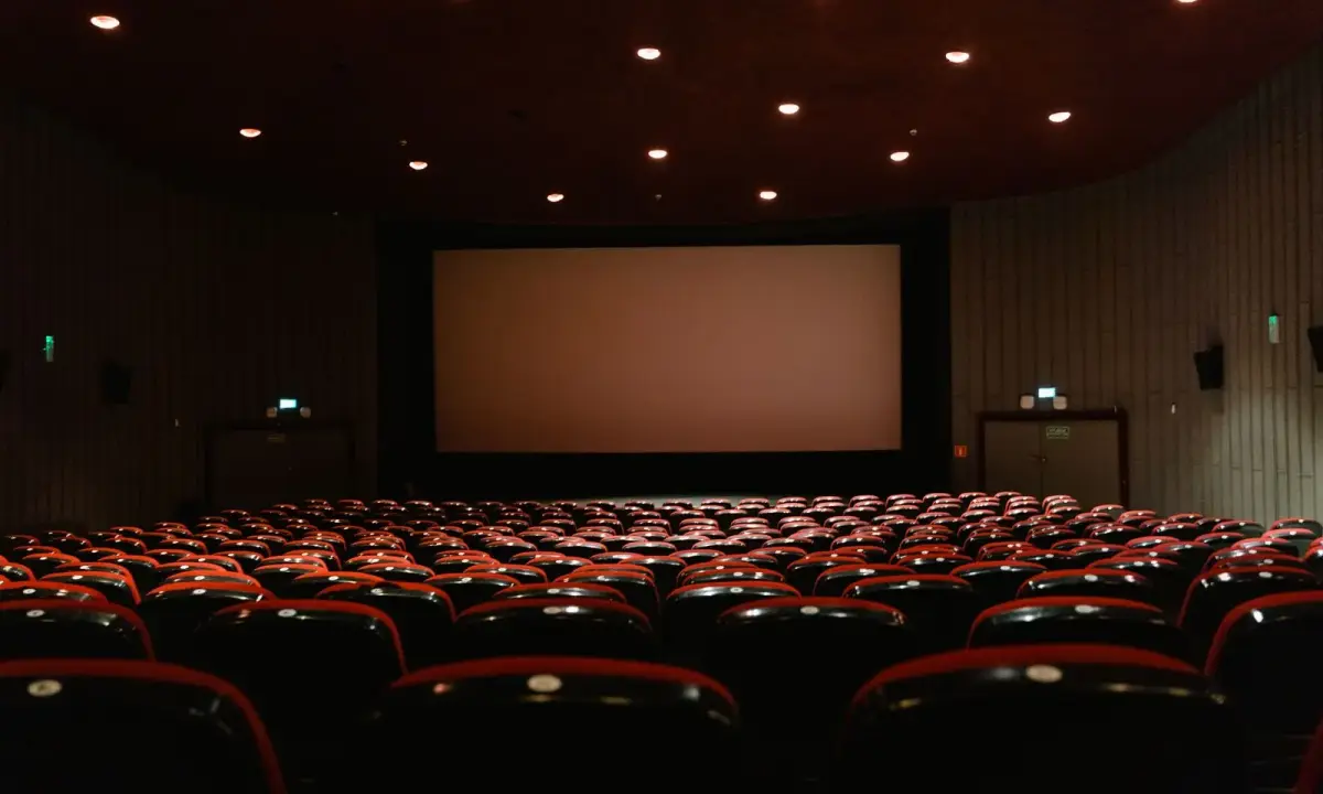 Seats in a cinema auditorium