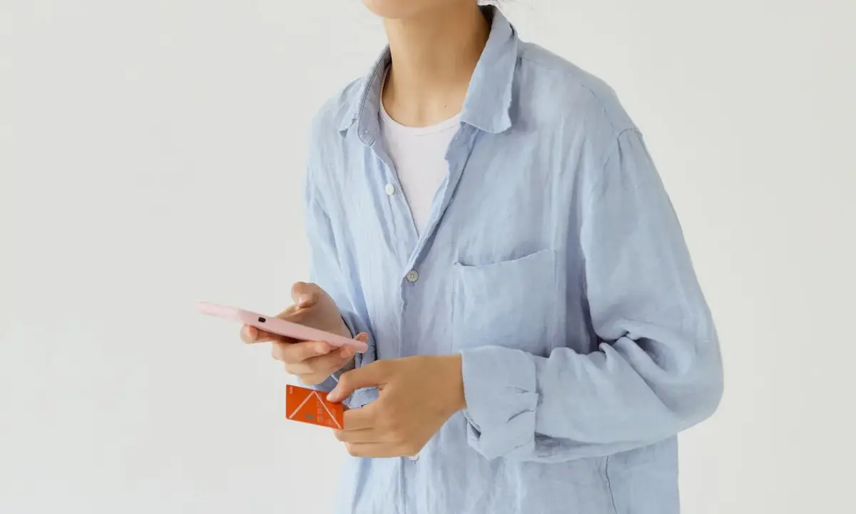 Using a phone and payment card