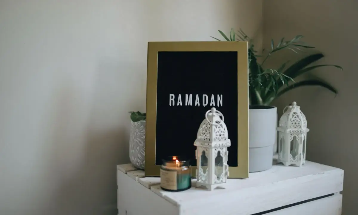 Ramadan decorations and lanterns