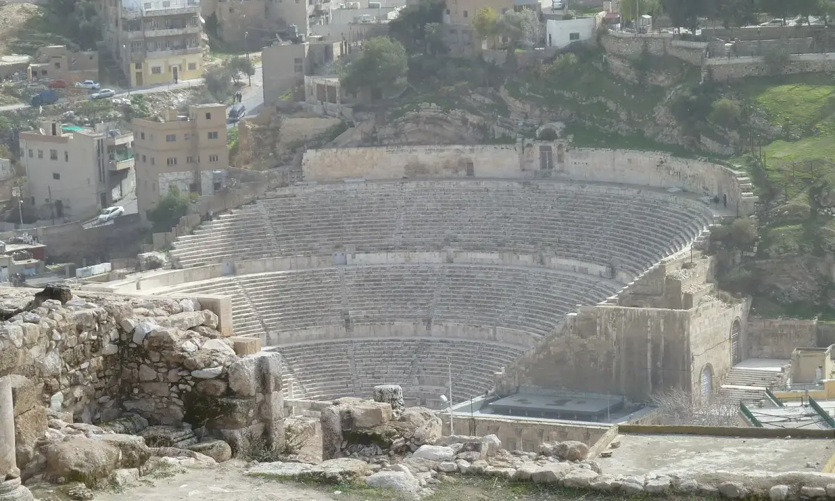 A view from Amman Citadel.