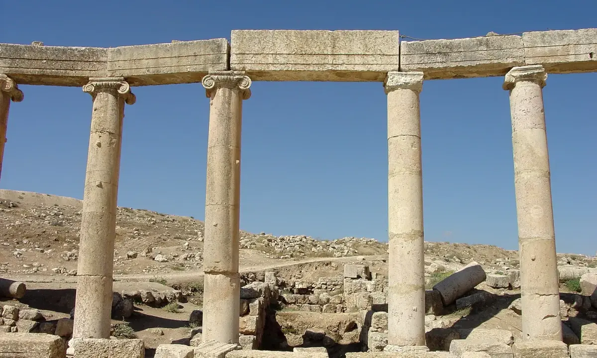 The Oval Plaza at Jerash.