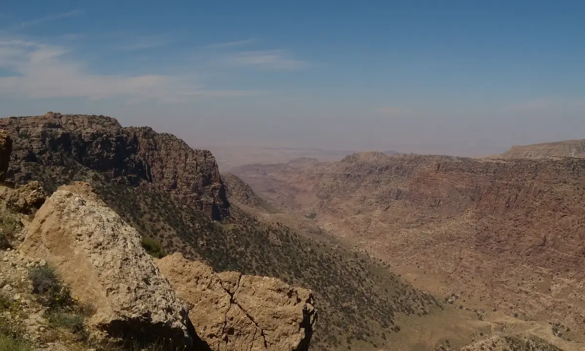 Wadi Dana in Jordan, photographed in 2010.